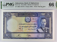 Afghanistan 50 Afghanis 1939 (ND) SH 1318 PMG 66
P# 25a; # 26KH 107378