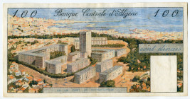 Algeria 100 Dinars 1964
P# 125a; # 22657758; With Pinholes; XF