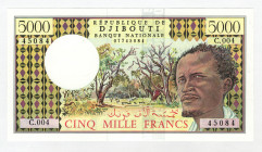 Djibouti 5000 Francs 1979 (ND)
P# 38d; UNC