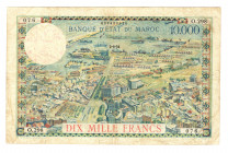 Morocco 1000 Francs 1954
P# 50; F-VF