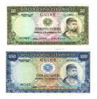 Portuguese Guinea 50-100 Escudos 1971
P# 44-45; UNC
