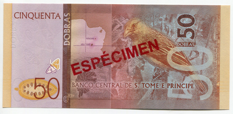 Saint Thomas & Prince 50 Dobras 2016 Specimen
# AD 0000000; # 190; UNC