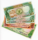 Sudan Lot of 4 Banknotes 1989 - 1990
P# 40b, 40c, 41c, 42c; UNC