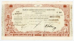 New Caledonia 250 Francs 1879
Kolsky 486; # 318837;
