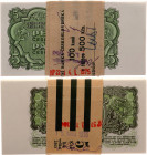 Czechoslovakia Original Bundle With 100 Banknotes 5 Korun 1953 Consecutive Numbers
P# 80b; Bundle With Original Bank Tape; With Consecutive Banknotes