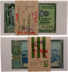 Czechoslovakia Original Bundle With 100 Banknotes 50 Korun 1953 Consecutive Numbers
P# 85b; Bundle With Original Bank Tape; With Consecutive Banknote...