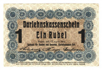 Germany - Empire Posen 1 Rouble 1916
P# R122c; UNC-