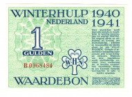 Germany - Third Reich Nederland Winterhelp 1 Gulden 1940 -1941 Green Color
P# NL; Very rare; AUNC