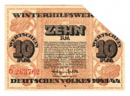 Germany - Third Reich Winterhelp 10 Reichsmark 1943 -1944
P# NL; UNC
