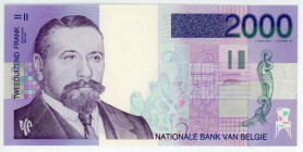 Belgium 2000 Francs 1994 - 2001 (ND)
P# 151; # 82607156413; UNC