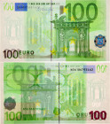 European Union 100 Euro 2002
P# 18; # N56186793462; Central bank of Austria; UNC