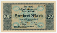 Memel 100 Mark 1922
P# 9; UNC-