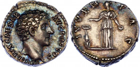 Roman Empire Denarius 140 - 144 AD, Marcus Aurelius as Caesar
RIC 423a [Antoninus Pius], Cohen 388, BMC 269; RSC 389; Silver 3.50 g.; Obv: AVRELIVS C...