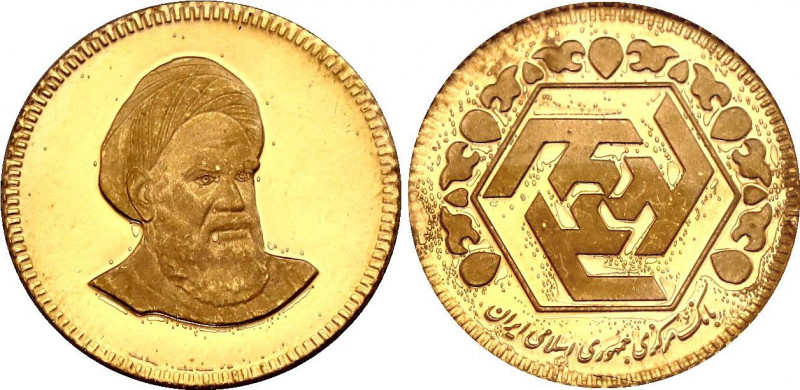 Iran 1 Gerami 2011 AH 1390
Gold (.900) 1.01 g., 13.3 mm.; Azadi Bullion; UNC; W...