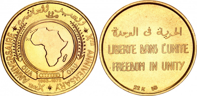 Sudan Gold Medal "10th Anniversary of Organisation of African Unity" 1973
Gold ...