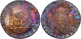 Mexico 8 Reales 1736 MF
KM# 103; Silver; Philip V; XF+ with amazing toning