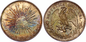 Mexico 1 Peso 1900 Mo AM
KM# 409.2; Silver; XF/AUNC with amazing toning