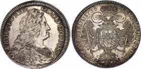 Austria 1 Taler 1736
KM# 1639.1, Dav. 1055; Silver, UNC, mint luster, nice patina. Rare quality.