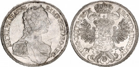 Austria 1 Taler 1757
KM# 1817, Dav. 1112; Maria Theresa (1740-1780), Vienna; Silver, 28.01g. XF-AU, mint luster.
