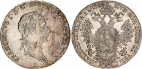 Austria 1/2 Taler 1830 A
KM# 2154; Franz II (1792-1835). Silver, 13.98g. AUNC.