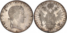Austria Taler 1838 A
KM# 2240; Franz II (1792-1835). Silver, 28,04g. AUNC. Mint luster.