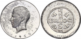 Belgium Silver Medal "Millenium of Minting in Brussels" 1965 Essai
Bog. 3198; Silver 10.48 g., 26 mm.