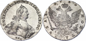 Russia 1 Rouble 1764 ММД ЕI
Bit# 122, Moscow Mint; 3 Roubles by Petrov. Silver, AUNC with mint luster. Very rare coin in practice!