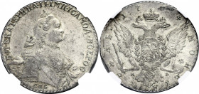 Russia 1 Rouble 1764 СПБ ЯI NGC MS 63+
Bit# 185; 2,25 R by Petrov; Conros# 70/7; Silver;