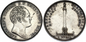 Russia 1 Rouble 1834 GUBE F. Alexander Column R
Bit# 894 R; Silver; In memory of unveiling of the Alexander column; AUNC with nice toning
