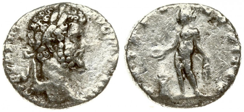 Roman Empire 1 Denarius Septimius Severus AD 193-211. Roma. SEVERVS PIVS AVG lau...
