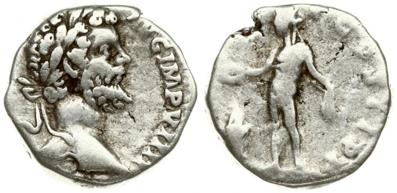 Roman Empire 1 Denarius Septimius Severus AD 193-211. Roma. A.D. 194. Obverse: L...