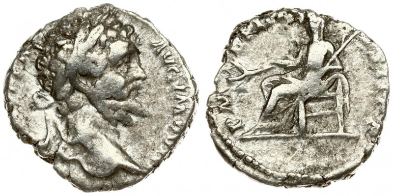 Roman Empire 1 Denarius Septimius Severus AD 193-211. Roma. 196-197AD. L SEPT SE...