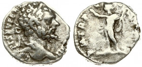 Roman Empire 1 Denarius Septimius Severus AD 193-211. Roma. A.D. 197. Obverse: L SEPT SEV PERT AVG IMP VIIII laureate head right. Rev: P M TR P V COS ...