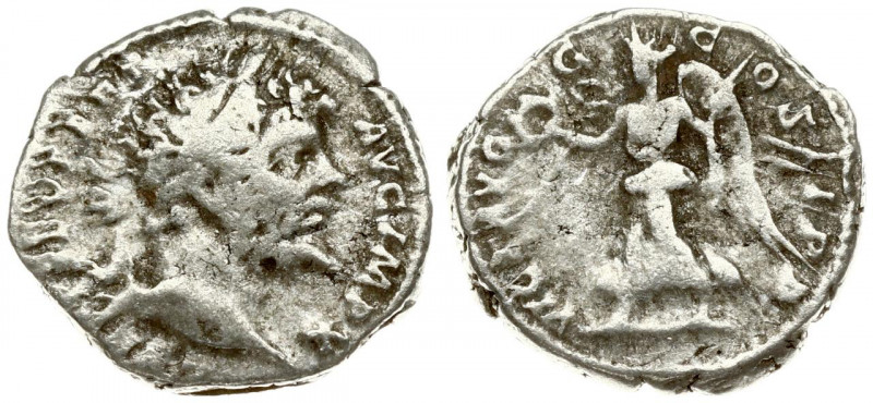 Roman Empire 1 Denarius Septimius Severus AD 193-211. Roma. A.D. 197. Obverse: L...