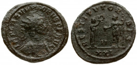 Roman Empire 1 Antoninianus Probus (276-282) Obverse : IMP C M AVR PROBVS P F AVG. Reverse : RESTITVT OR-BIS/ II// XXI. RIC.731 - C.509