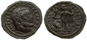 Roman Empire 1 Follis Licinius I. A.D. 308-324. Æ follis Siscia, A.D. 315/6. IMP LIC LICINIVS P F AVG laureate head of Licinius I right / IOVI CON-SER...