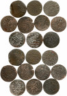Latvia Livonia 1 Solidus (1632-1660) Suceava. Obverse: Crowned C with Vasa arms within inner circle. Reverse: City emblem. Copper Silvered. (Fake from...