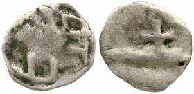 Lithuania 1 Denar (1392-1430) Vilnius. Vytautas(1392-1430). Obverse: Spearhead with a cross on the right. Reverse: Inscription around ПЕЧАТ. Silver 0....