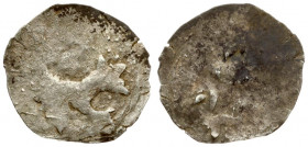Lithuania 1/2 Bohemian Groat ND(1394) Vilnius Mint. Vytautas(1392-1430). Lion facing right and twist on reverse. Silver. Ivanauskas 4V? (RR) RARE