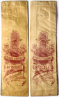 Lithuania 1/2 Funta (1902) Paper Bag of Gingerbread Chocolates. Hrabina E. Komorowska. Rokiskis. Kaunas province (Rokiskis. Kauno gubernija). Paper. S...