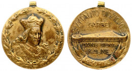 Lithuania Medal 1930 "Song Day in Kaunas" dedicated to the honor of Lithuania Vytautas the Great (1430 - 1930). Obverse of the medal depicts the Duke ...