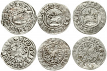 Poland 1/2 Grosz (1508-1523) Silesia the city of Swidnica - King of Bohemia and Hungary; city 1/2 grosz. Swidnica. Silver. Lot of 3 Coins