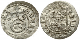 Poland 1/24 Thaler 1615 Bydgoszcz. Sigismund III Vasa (1587-1632). Obverse: Crowned shield. Reverse: 24 within orb dividing date. (Variety with МОИЕИО...