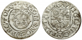 Poland 1/24 Thaler 1619 Bydgoszcz. Sigismund III Vasa (1587-1632). Obverse: Crowned shield. Reverse: 24 within orb dividing date. Silver. Gorecki B.19...