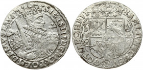 Poland 1 Ort 1622 Bydgoszcz. Sigismund III Vasa (1587-1632). Obverse: Crowned half-length figure right. Reverse: Crowned shield within fleece collar. ...