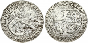 Poland 1 Ort 1623 (PRV M+) Bydgoszcz. Sigismund III Vasa (1587-1632). Obverse: Crowned half-length figure right. Reverse: Crowned shield within fleece...