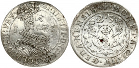 Poland Gdansk 1 Ort 1623 Sigismund III Vasa (1587-1632). Obverse Lettering: SIGIS III D G REX POL M D L R PRV. Reverse Lettering: MONETA CIVIT GEDANEN...
