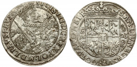 Poland 1 Ort 1623 (PRVS M+) Bydgoszcz. Sigismund III Vasa (1587-1632). Obverse: Crowned half-length figure right. Reverse: Crowned shield within fleec...