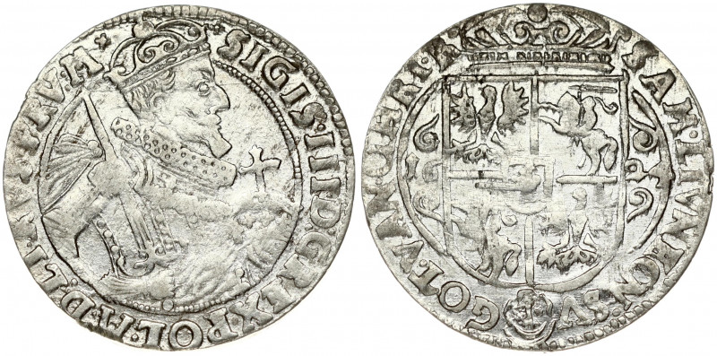 Poland 1 Ort 1624 (PRV:M+) Bydgoszcz. Sigismund III Vasa (1587-1632). Obverse: C...