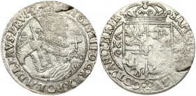 Poland 1 Ort 1624 Bydgoszcz. Sigismund III Vasa (1587-1632). Obverse: Crowned half-length figure right. Reverse: Crowned shield within fleece collar. ...